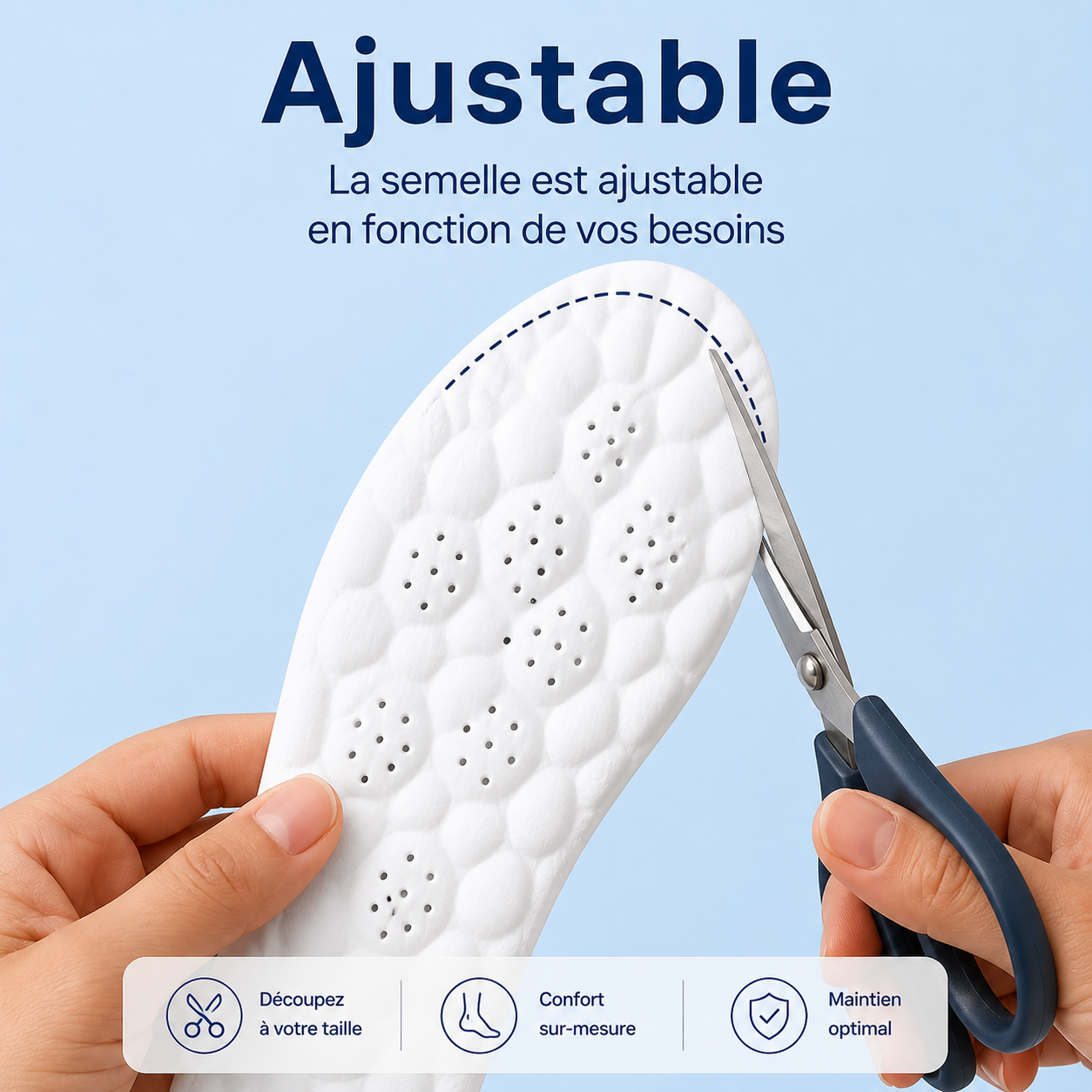Semelles Orthopédiques 4D Anti Douleur