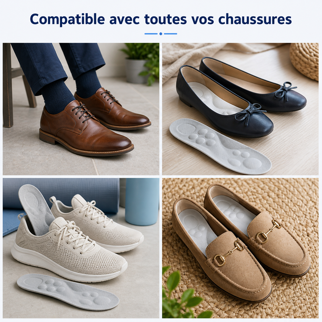 Semelles Orthopédiques 4D Anti Douleur