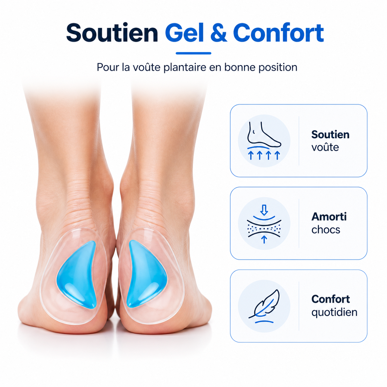 Semelles Orthopédiques Enfant - Soulagement Douleur