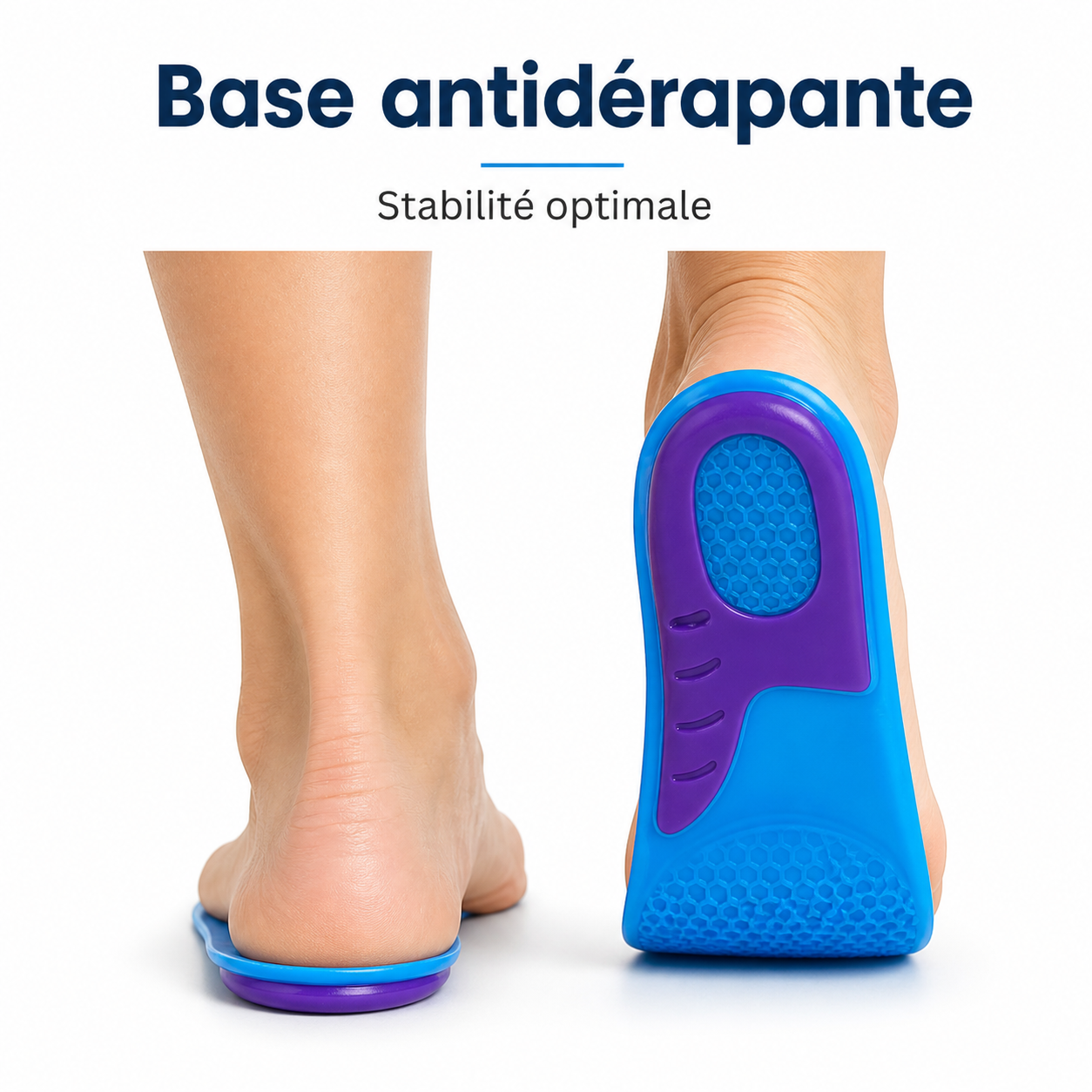 Semelles Gel Confort et Soutien Pieds