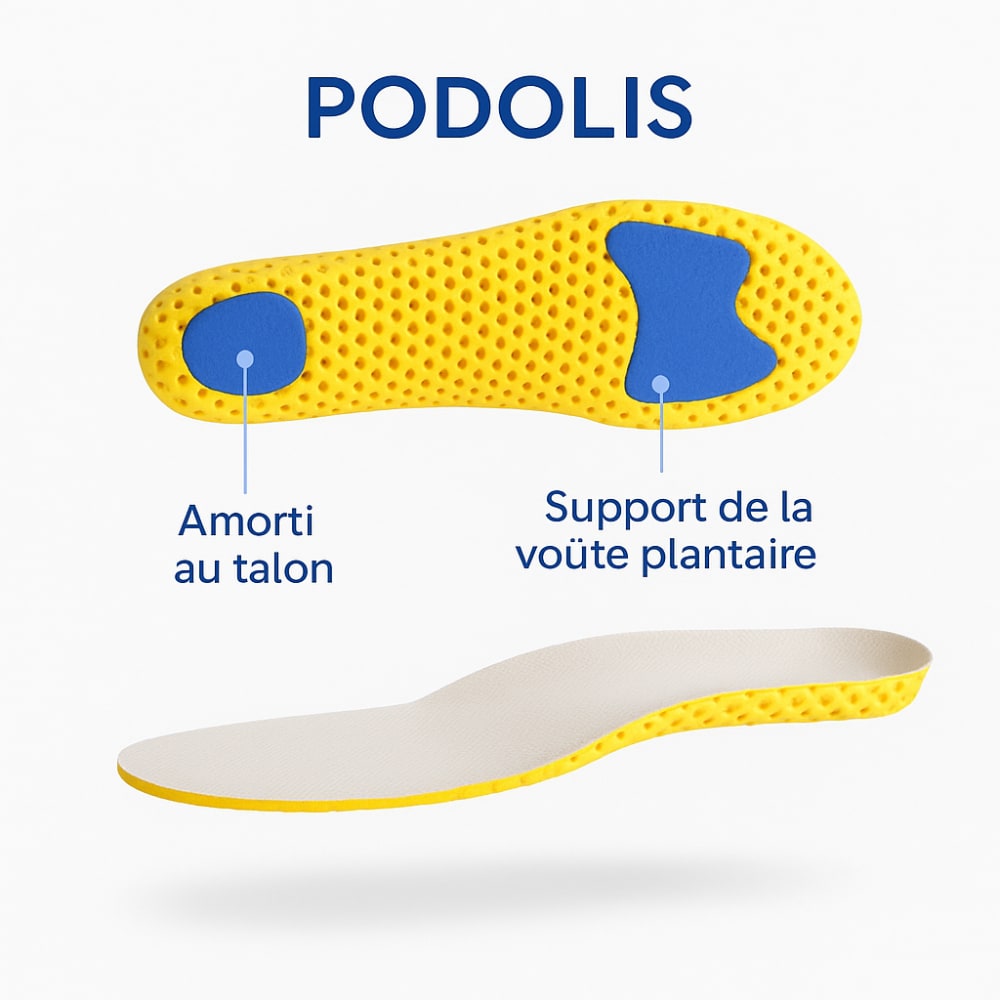 Semelle Orthopédique Amortissante Sport