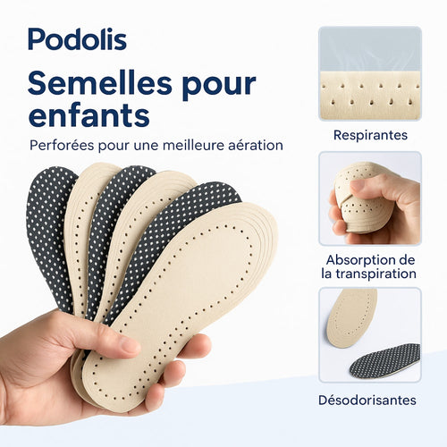 Semelle Enfant Cuir Confort et Hygiène — vue 2