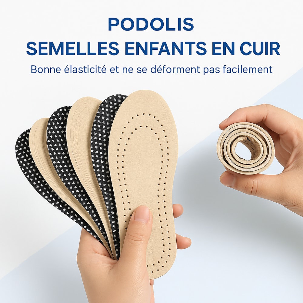 Semelle Enfant Cuir Confort et Hygiène — vue 4