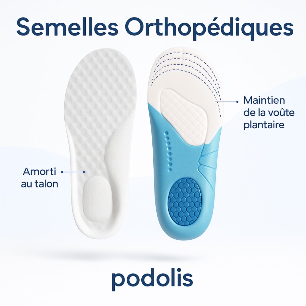 Semelles Enfant Mousse Mémoire Forme - Confort Pieds