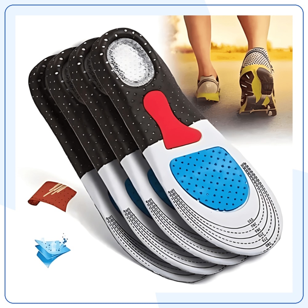 Semelles Gel Amorti Talon - Confort et Soulagement — vue 3