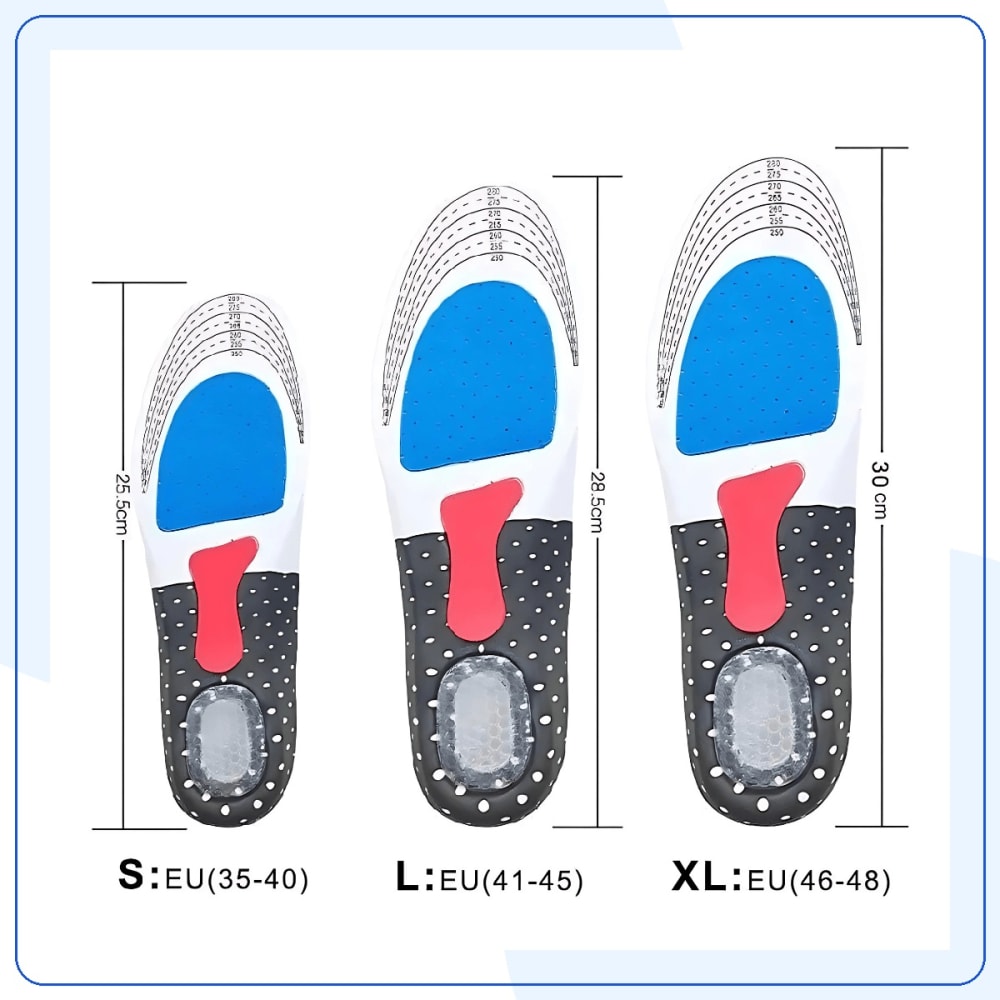Semelles Gel Amorti Talon - Confort et Soulagement — vue 9