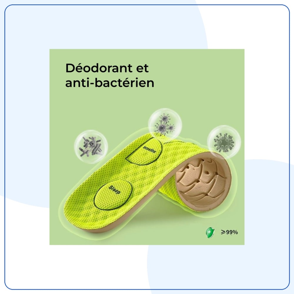 Semelles Orthopédiques Anti-Douleur Acupression — vue 3