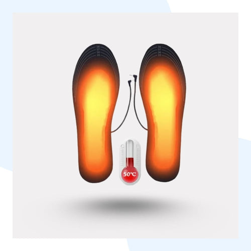 Semelles Chauffantes Électriques pour Travail & Outdoor