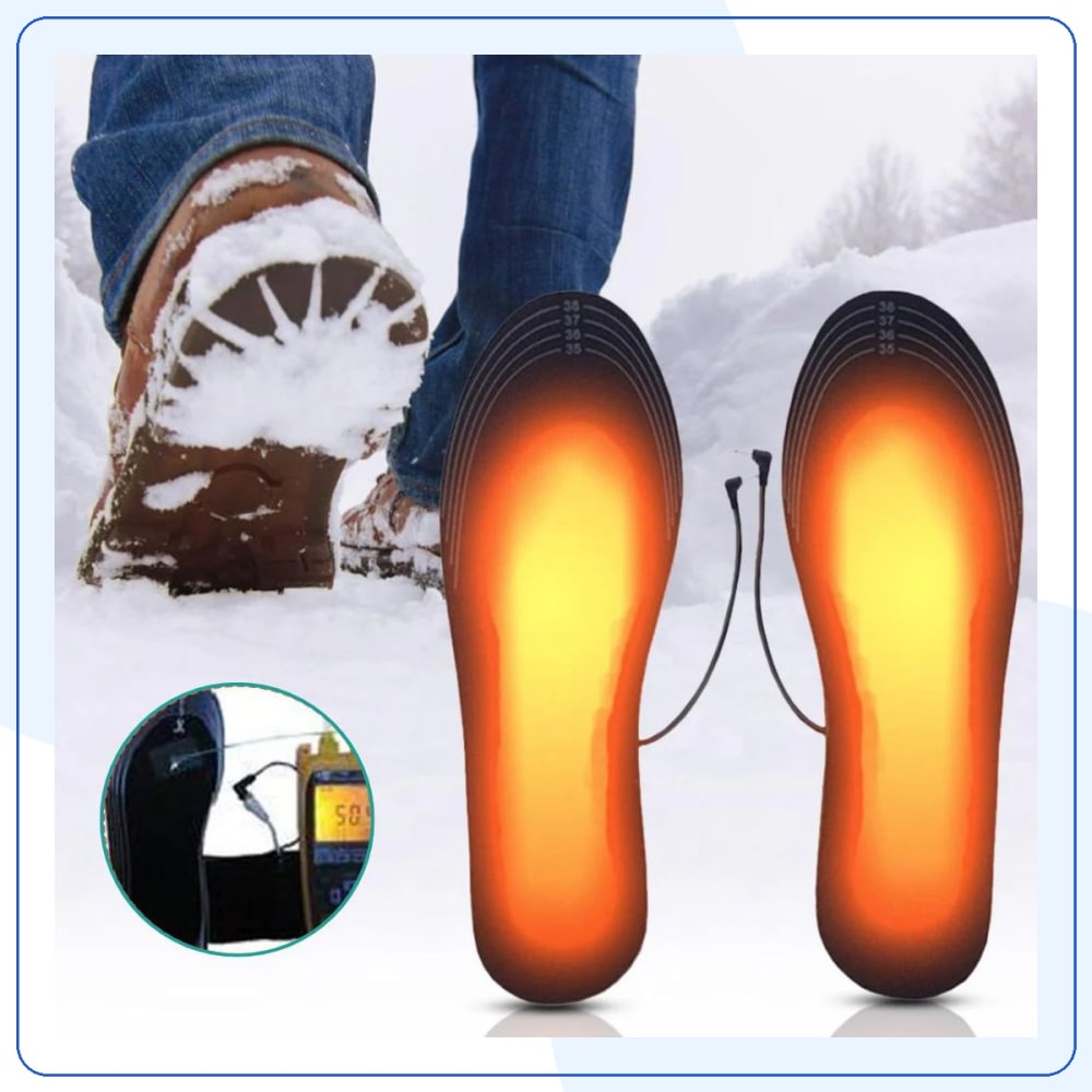 Semelles Chauffantes Électriques pour Travail & Outdoor — vue 2