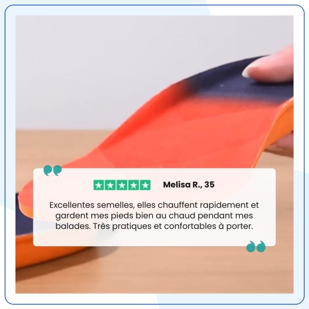 Semelles Chauffantes Orthopédiques – Confort Outdoor — vue 5