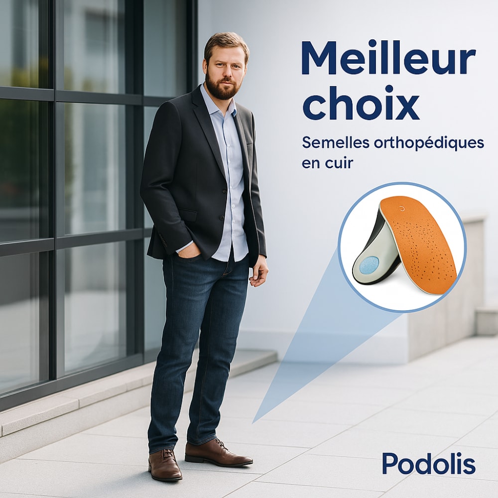 Semelles Orthopédiques en Cuir - Confort Quotidien — vue 5
