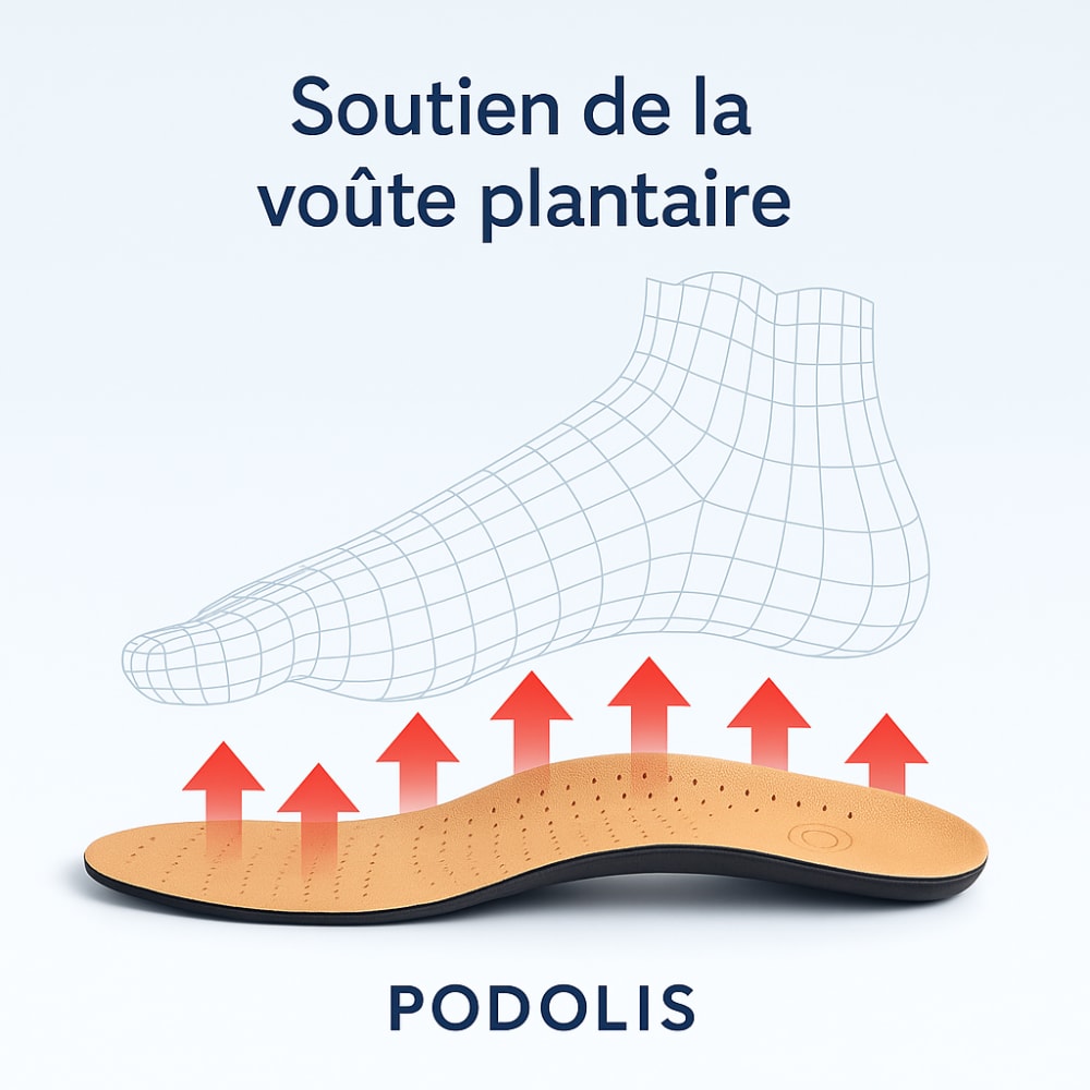 Semelles Orthopédiques en Cuir - Confort Quotidien — vue 6