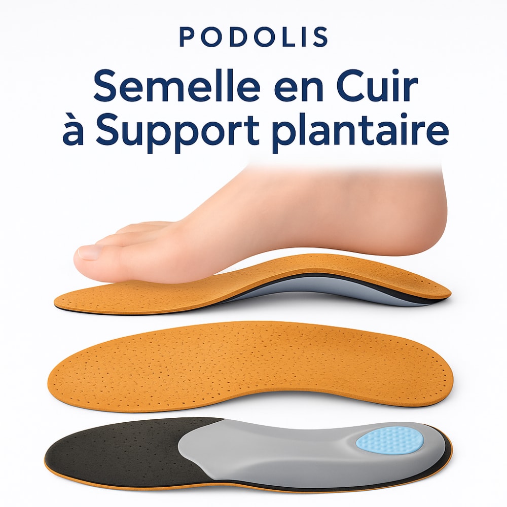 Semelles Orthopédiques en Cuir - Confort Quotidien — vue 7