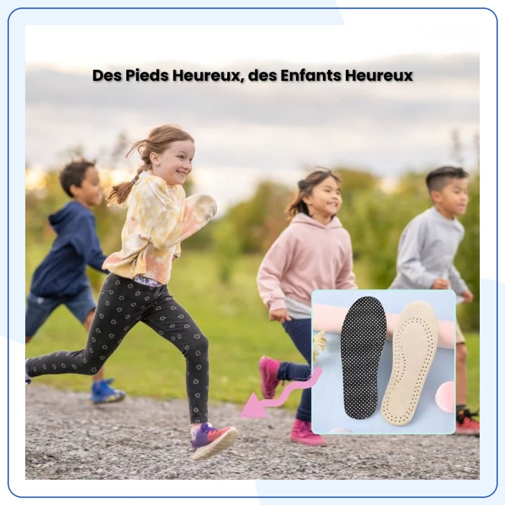 Semelles Enfant en Cuir - Confort Optimal — vue 3