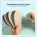 Semelles Enfant en Cuir - Confort Optimal — vue 4