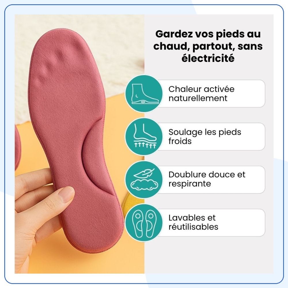 Semelles Intérieures Chaudes et Orthopédiques — vue 2