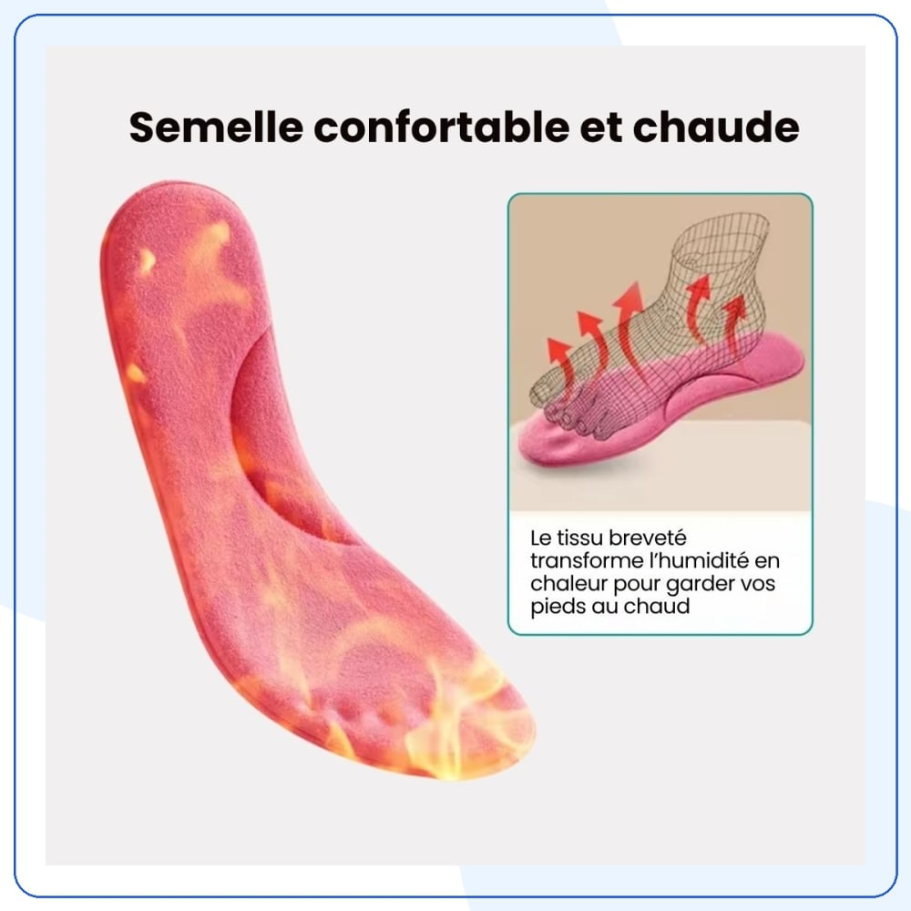 Semelles Intérieures Chaudes et Orthopédiques — vue 5