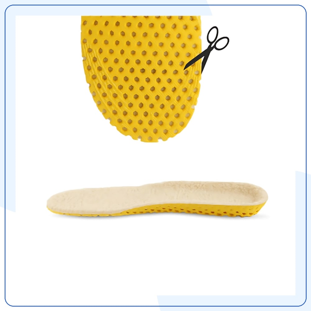 Semelles Orthopédiques Laine Hiver Confort — vue 4
