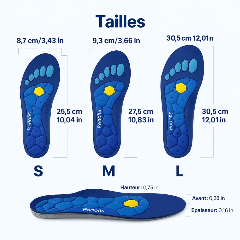 Semelles Orthopédiques Accupression — vue 8