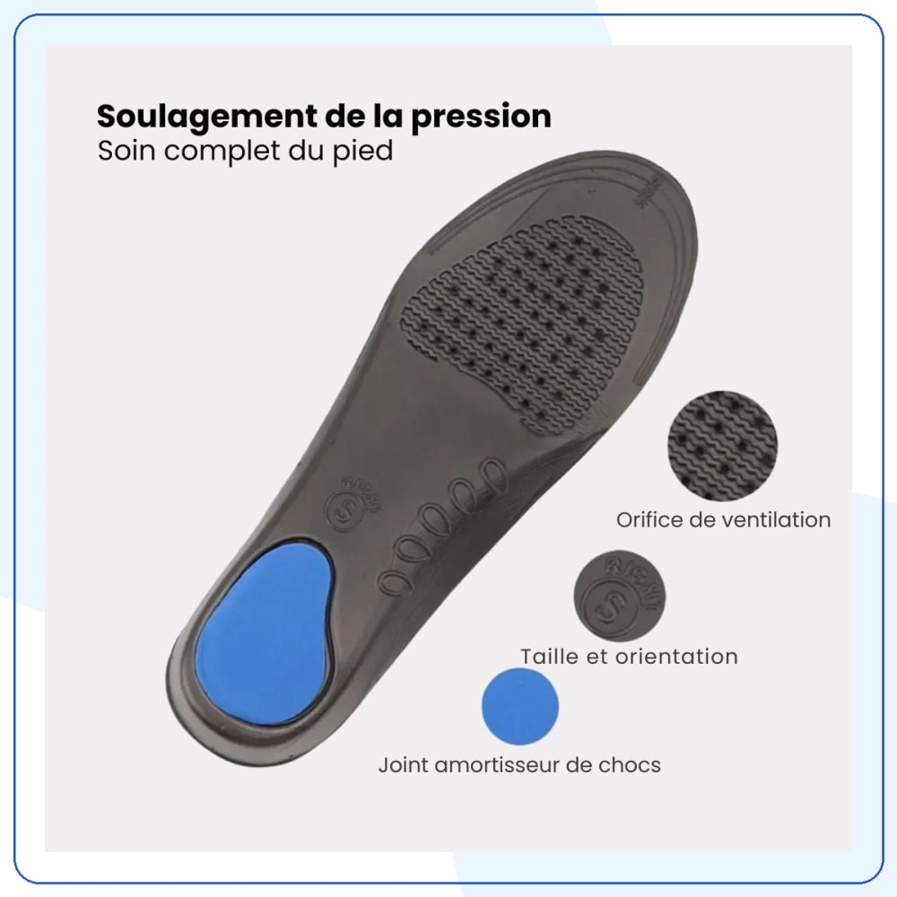 Semelles Orthopédiques Respirantes Confort — vue 9