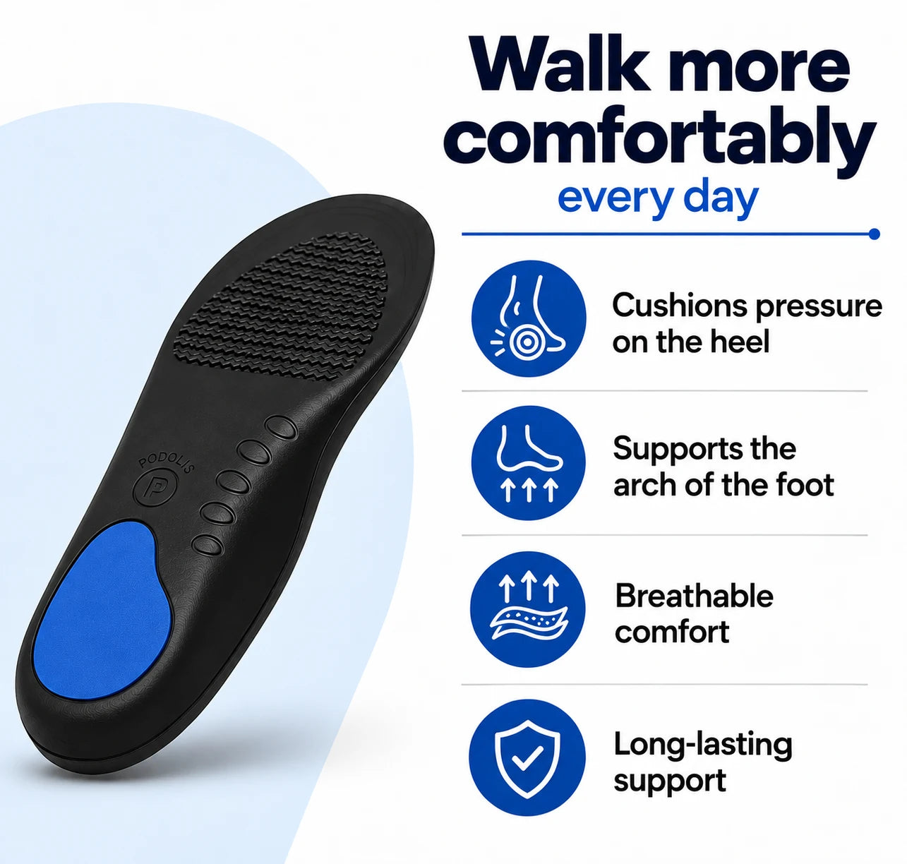 Breathable Comfort Insoles