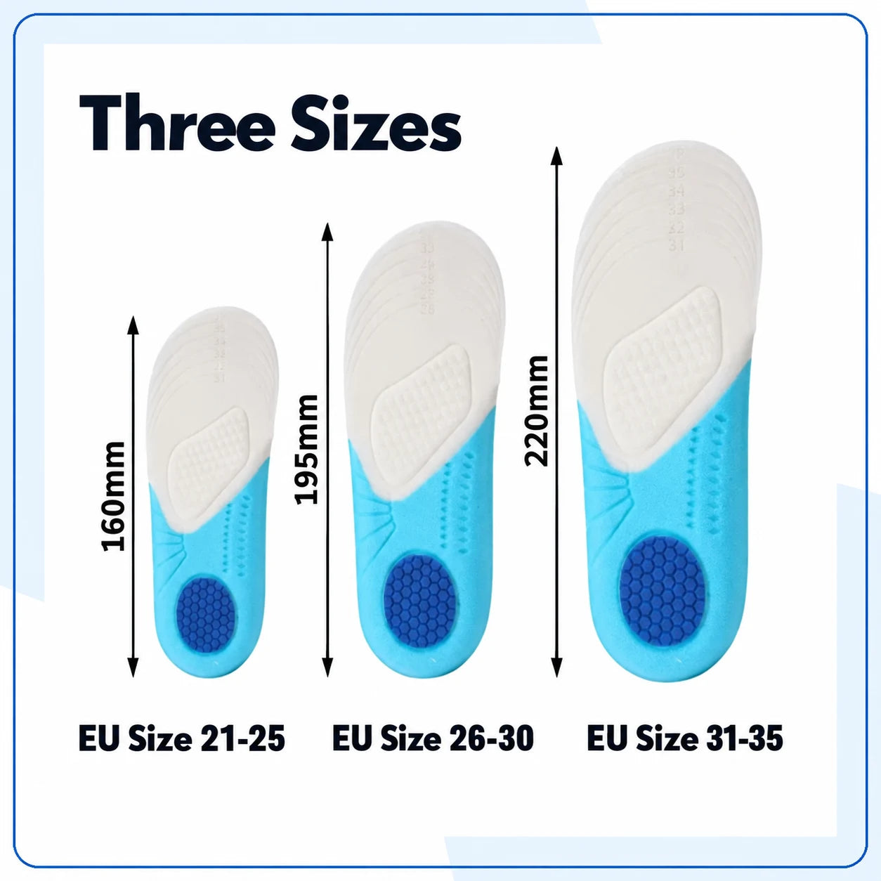 Semelles Enfant Mousse Mémoire Forme - Confort Pieds — vue 4