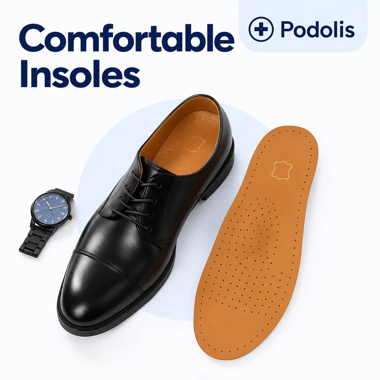 Semelles Orthopédiques en Cuir - Confort Quotidien — vue 2