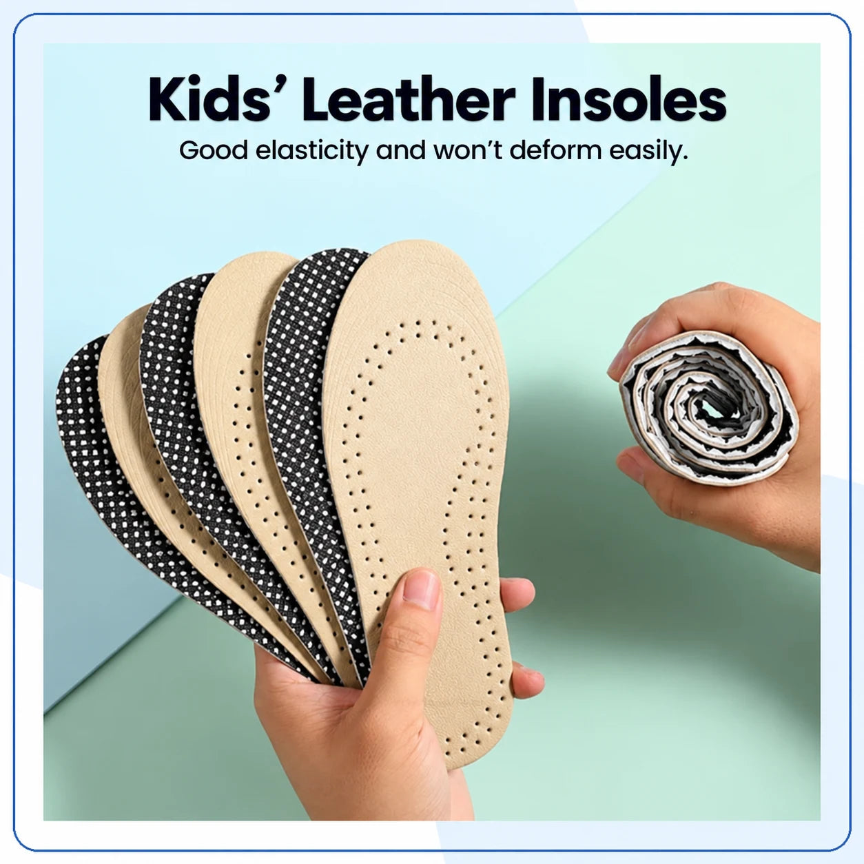 Semelles Enfant en Cuir - Confort Optimal — vue 4