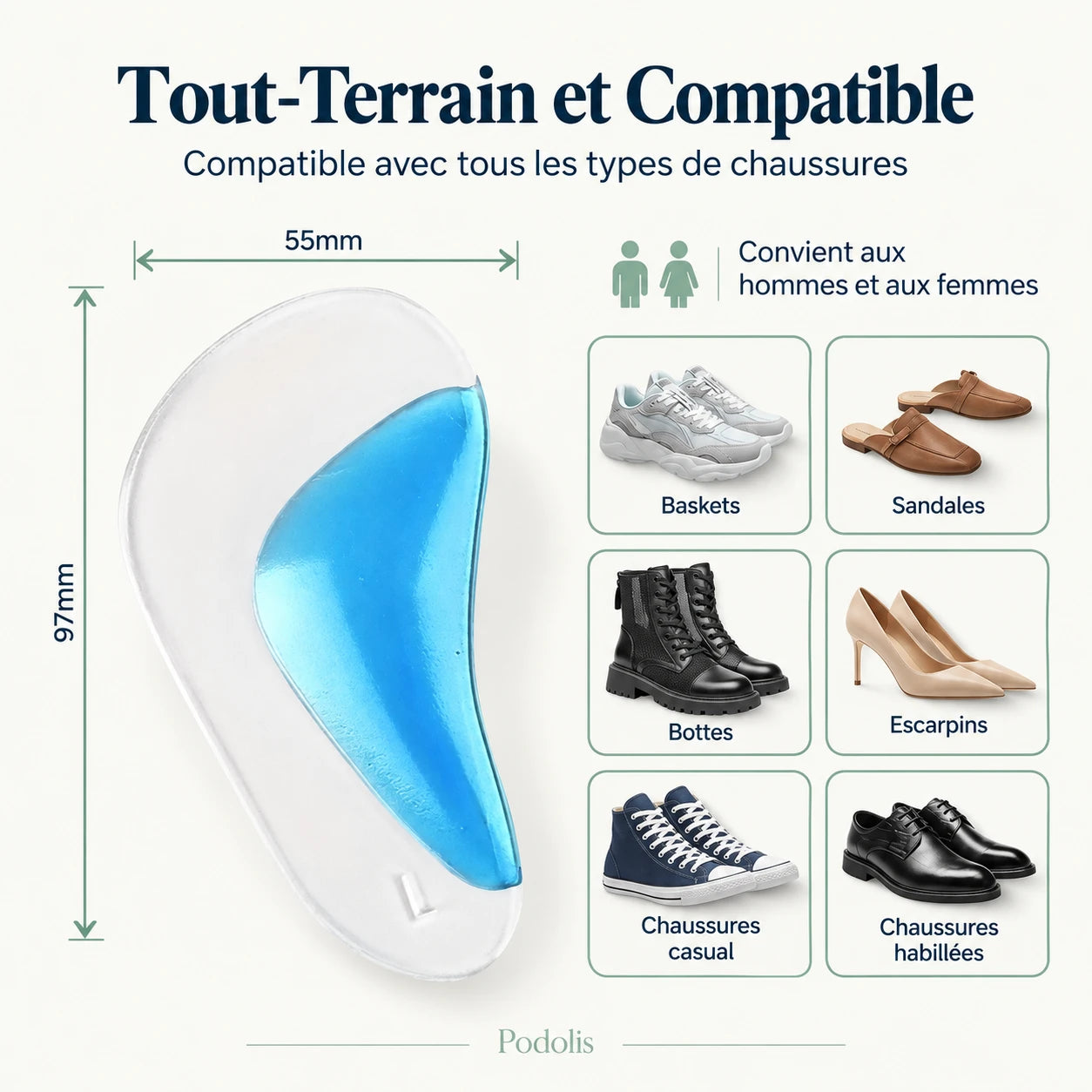 Semelles Orthopédiques Enfant - Soulagement Douleur — vue 5
