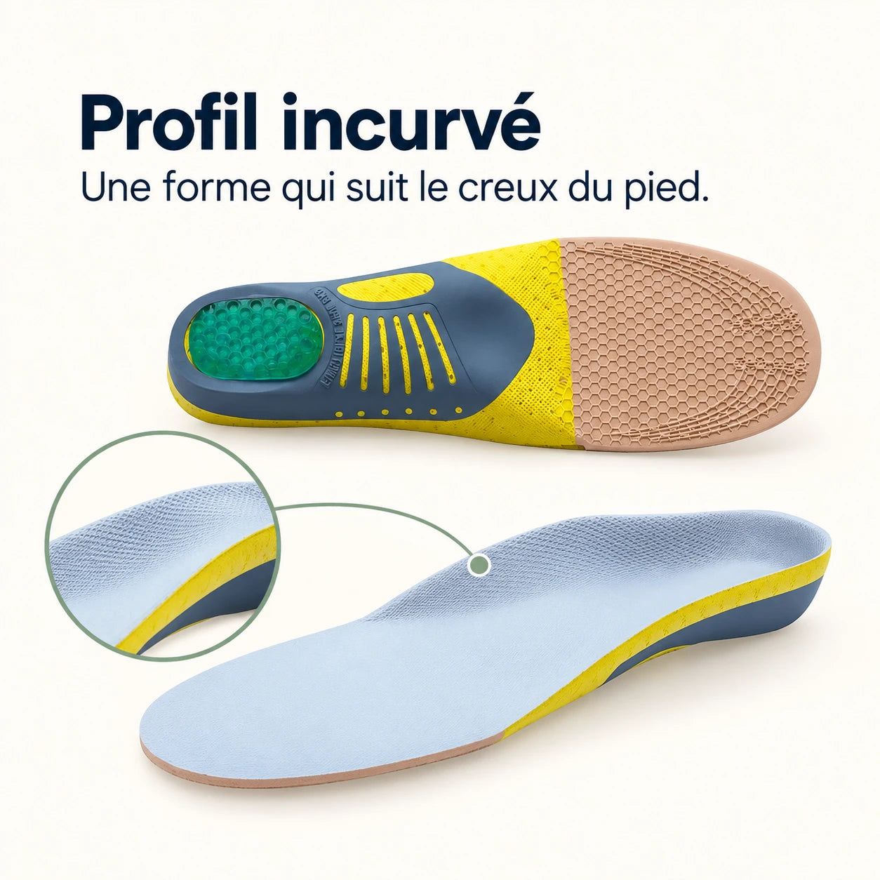 Semelles Orthopédiques – Soulagement Épine Calcanéenne & Douleur du Talon