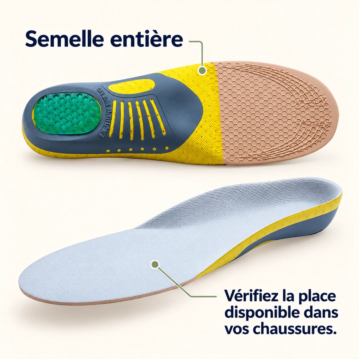 Semelles Orthopédiques – Soulagement Épine Calcanéenne & Douleur du Talon