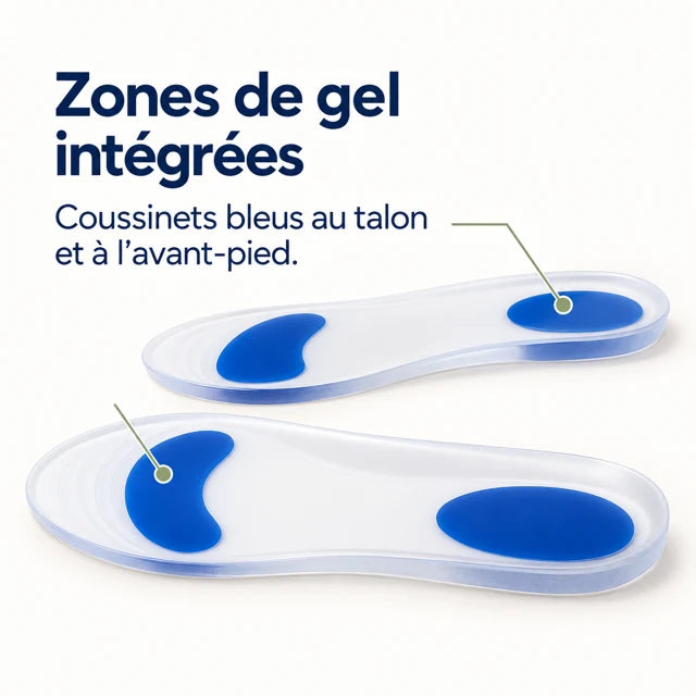 Semelle Silicone Confort | Soulagement Pieds — vue 2