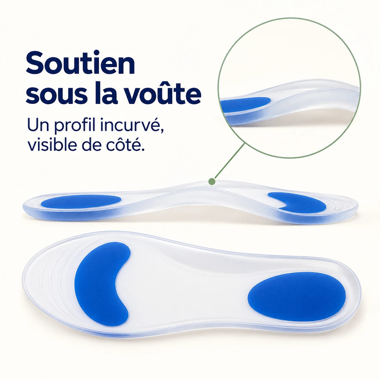 Semelle Silicone Confort | Soulagement Pieds — vue 3