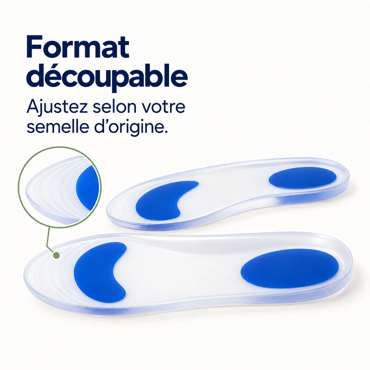 Semelle Silicone Confort | Soulagement Pieds — vue 4