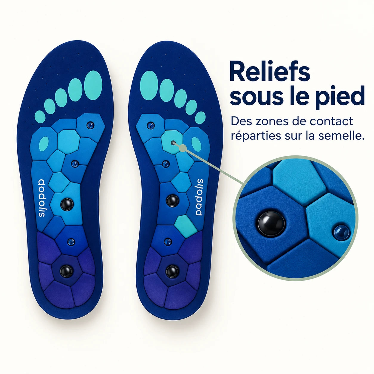 Semelles Acupression Bien-être Pied — vue 2