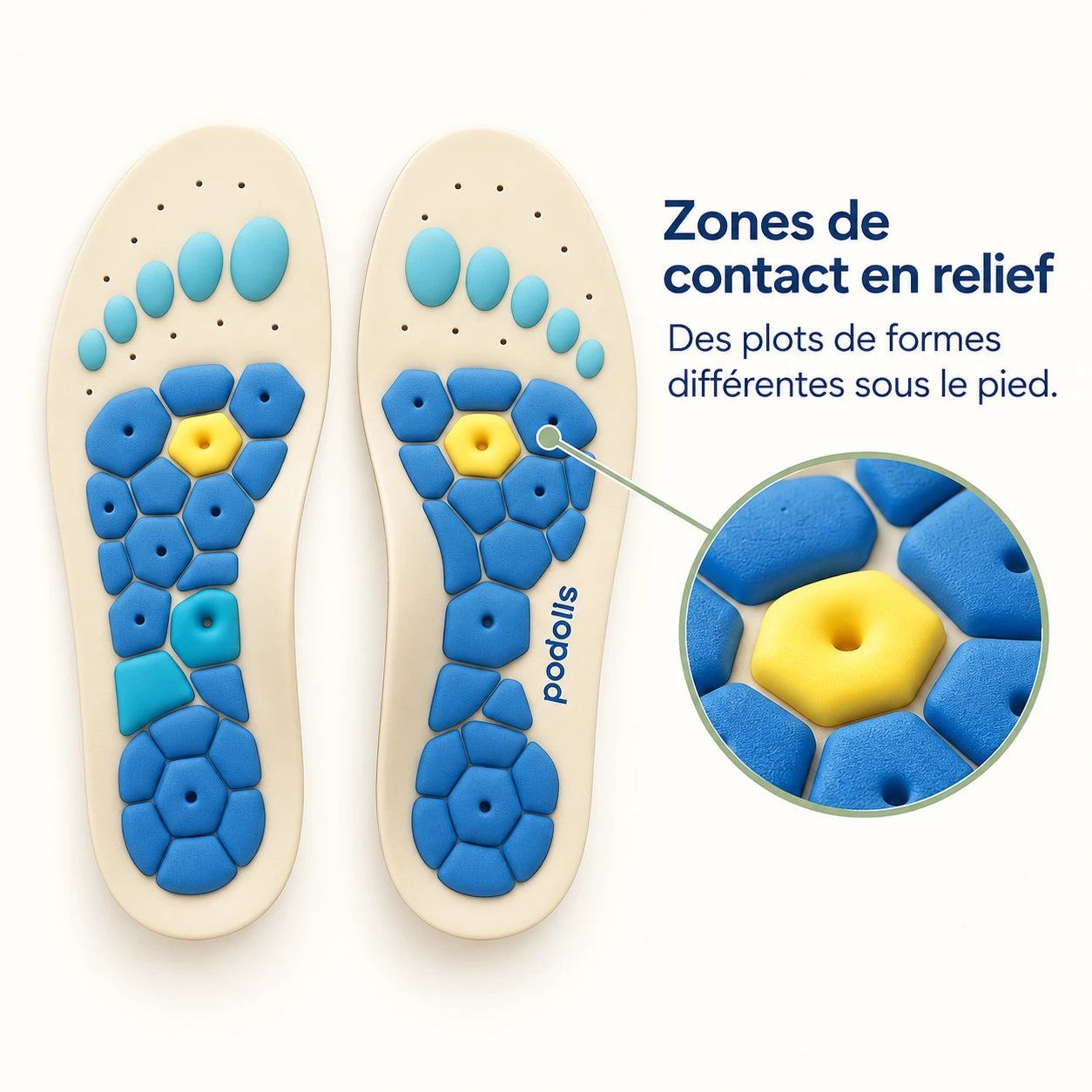 Semelles Orthopédiques Accupression — vue 2