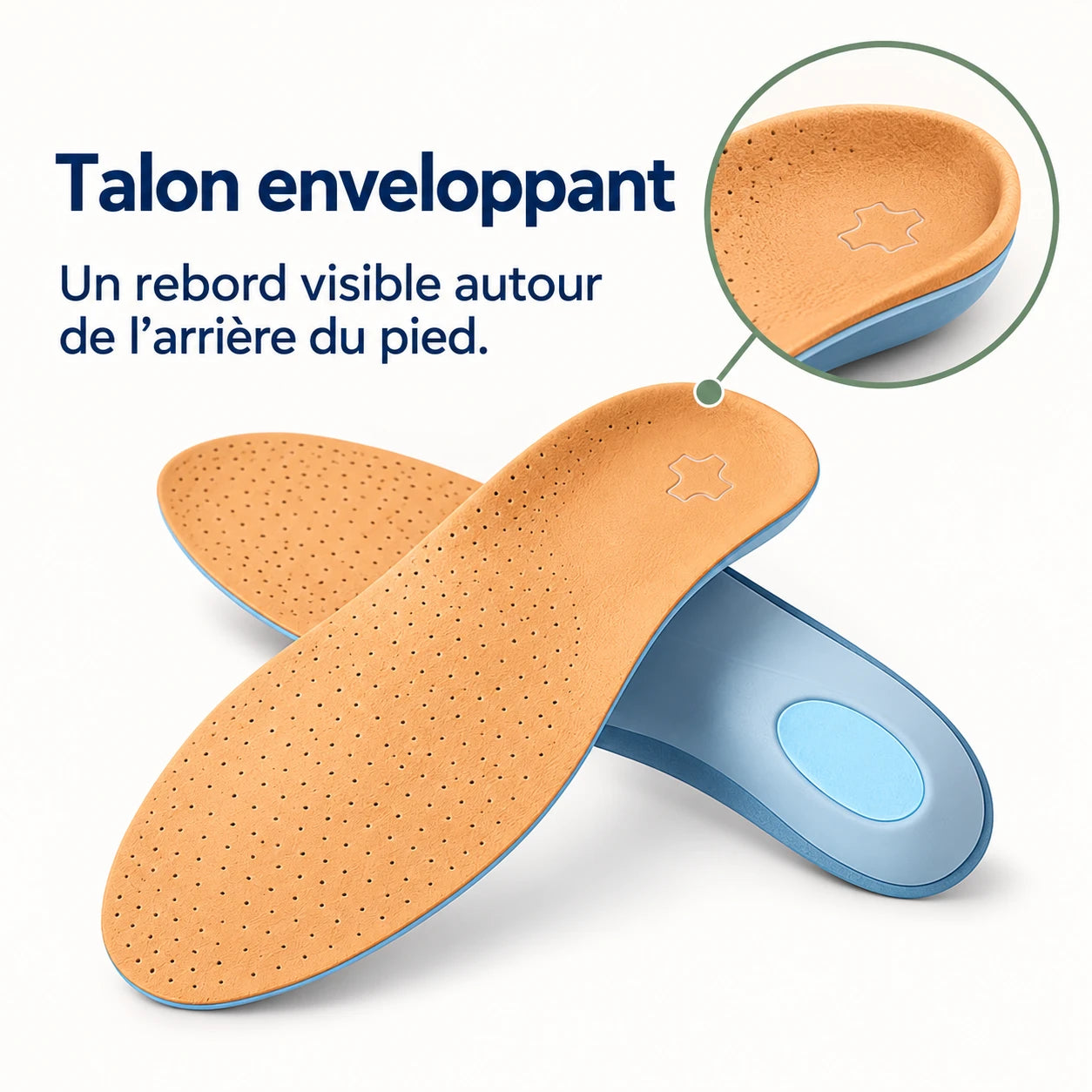 Semelles Orthopédiques en Cuir - Confort Quotidien — vue 3