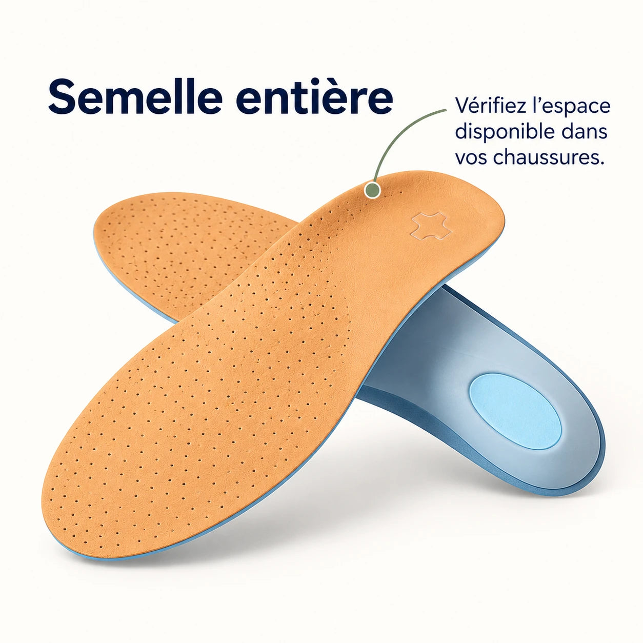 Semelles Orthopédiques en Cuir - Confort Quotidien — vue 4