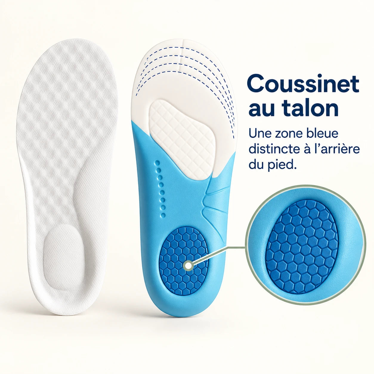 Semelles Enfant Mousse Mémoire Forme - Confort Pieds — vue 2