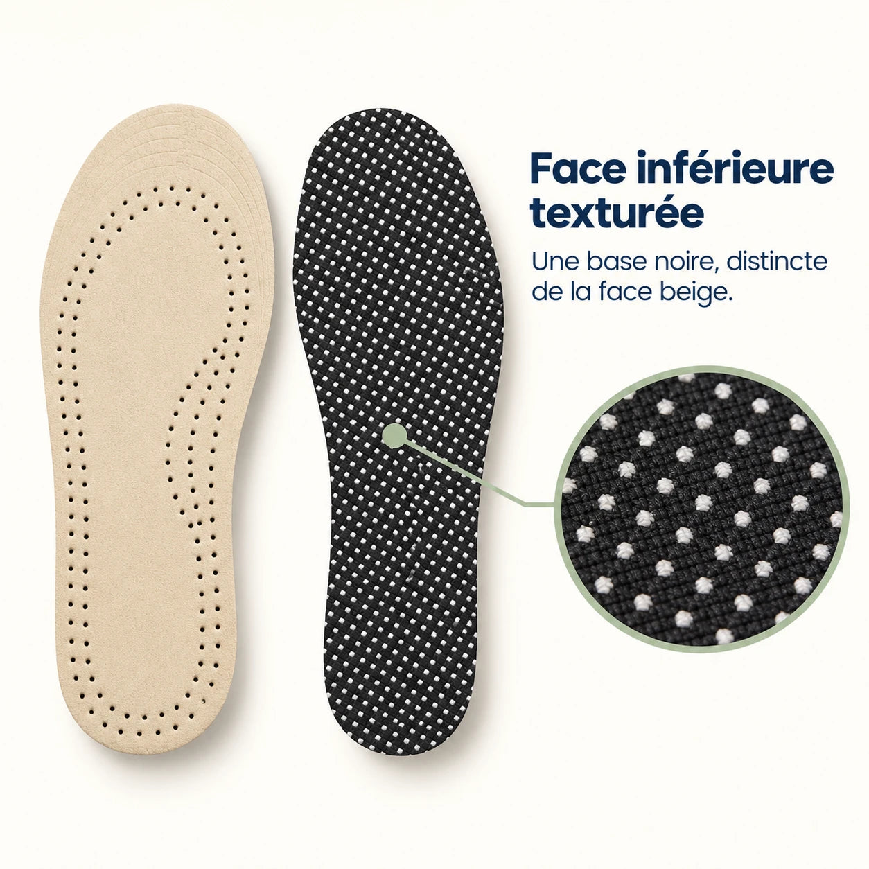 Semelles Enfant en Cuir - Confort Optimal — vue 3