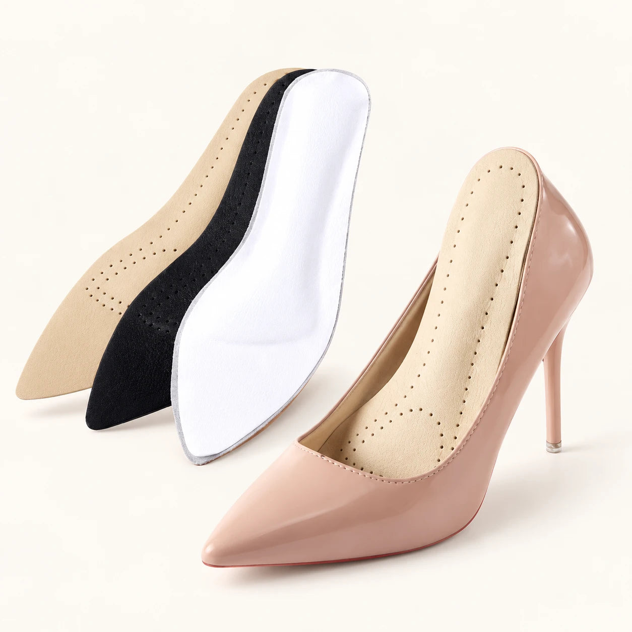 Semelles Confort Cuir pour Talons Hauts