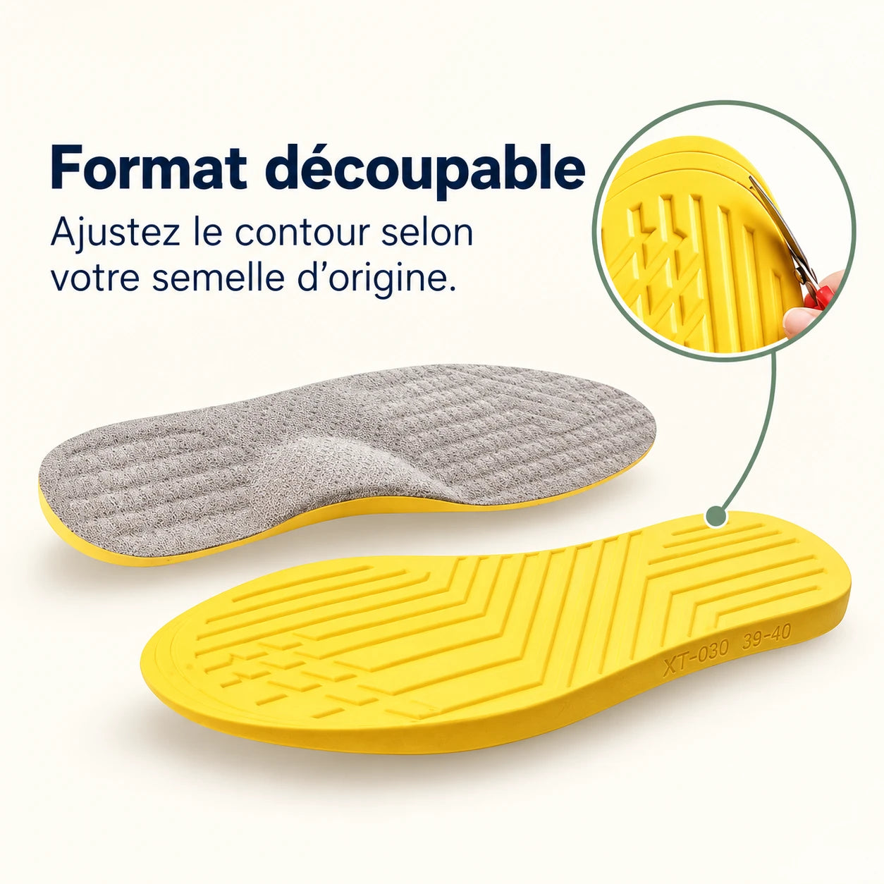 Semelles Orthopédiques Confort Pied Valgus — vue 4