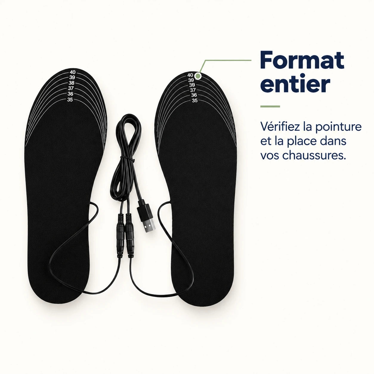 Semelles Chauffantes Électriques pour Travail & Outdoor — vue 4