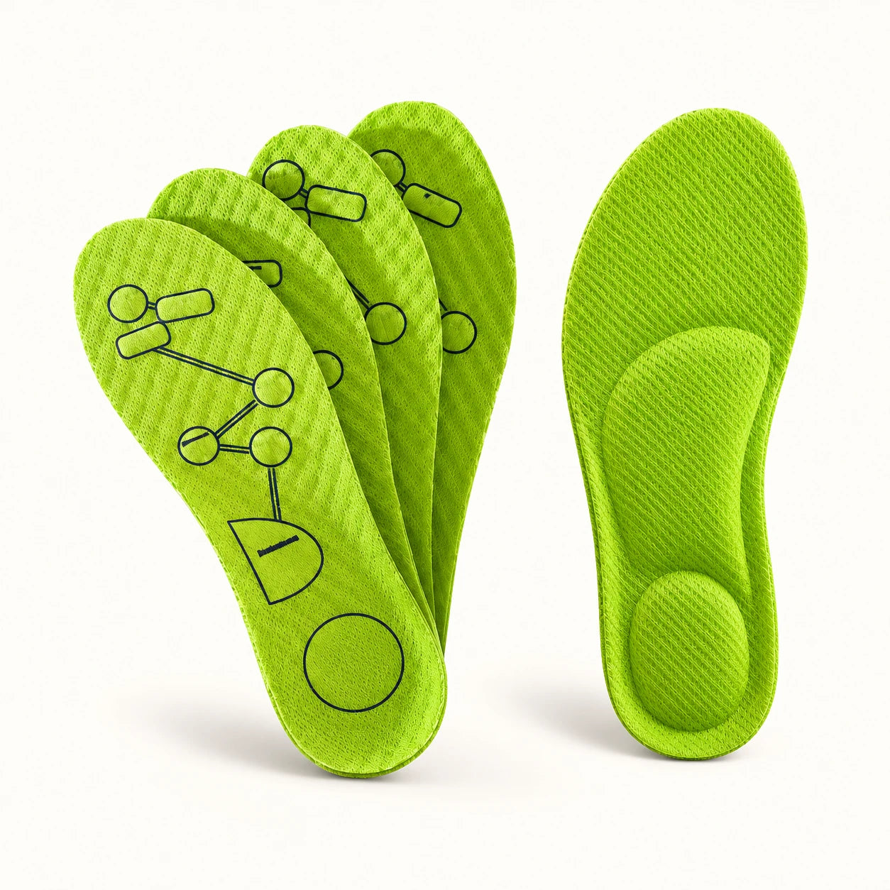 Semelles Orthopédiques Anti-Douleur Acupression