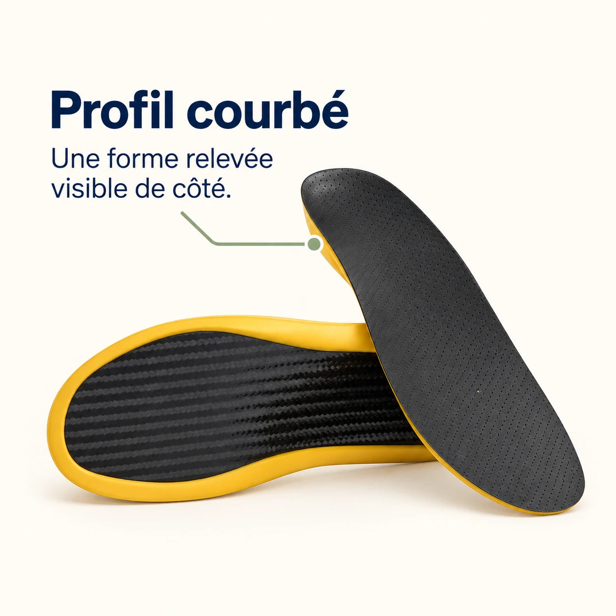 Semelles Orthopédiques Fibre de Carbone — vue 2