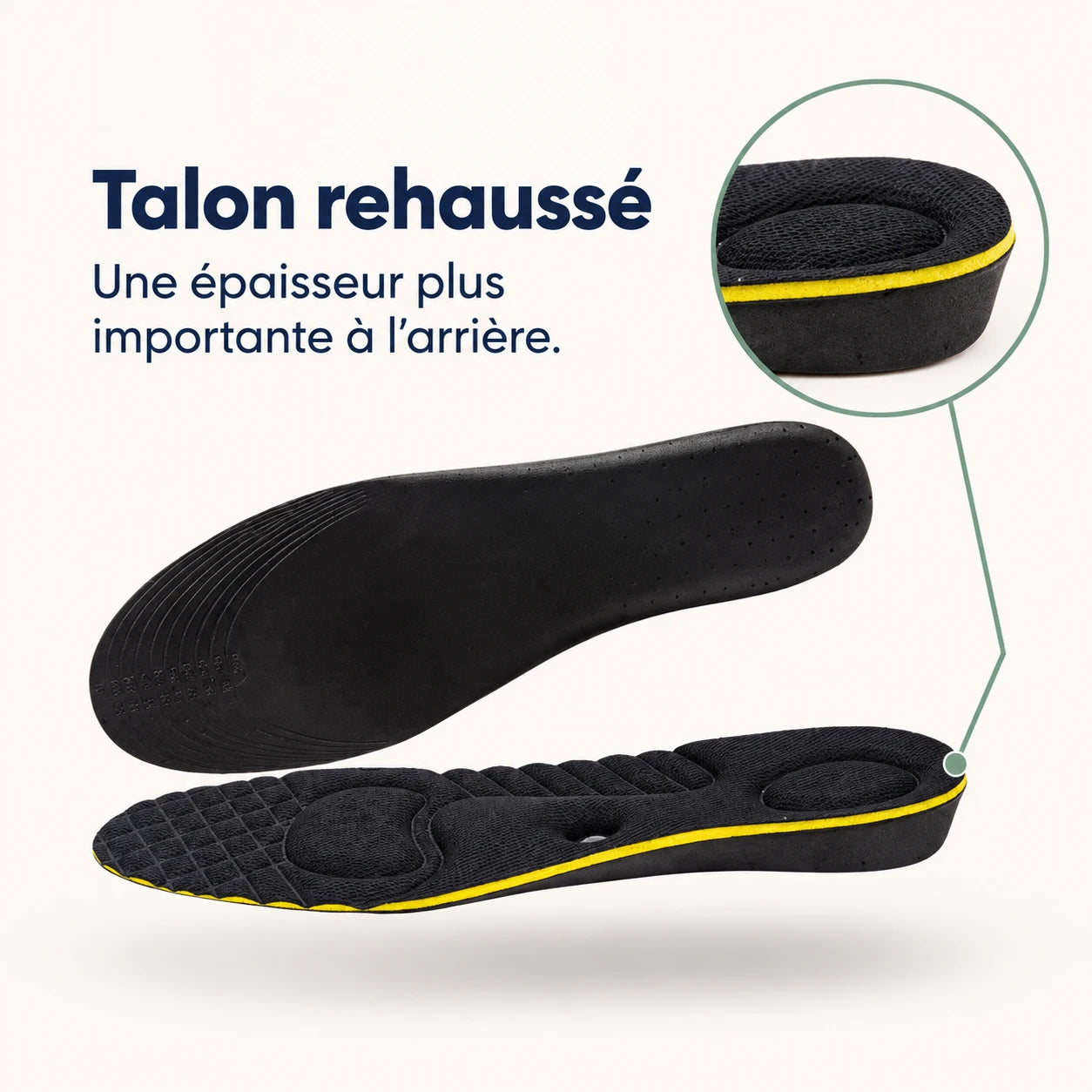 Semelles Gain de Taille Invisibles - Confort Quotidien — vue 2