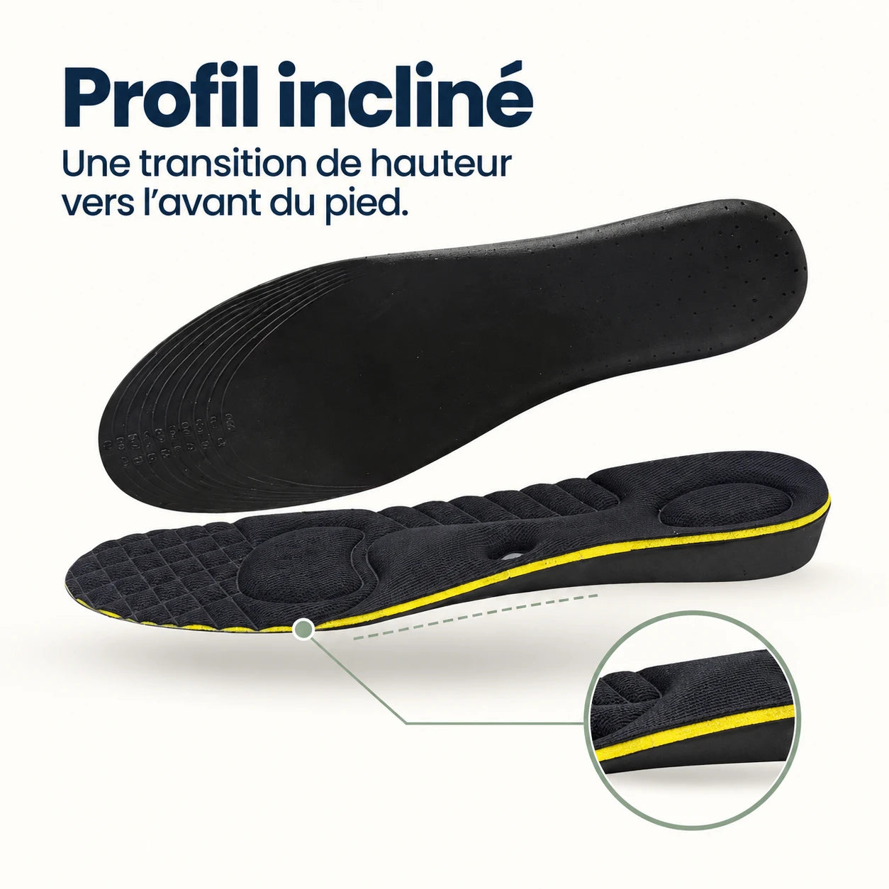 Semelles Gain de Taille Invisibles - Confort Quotidien — vue 3