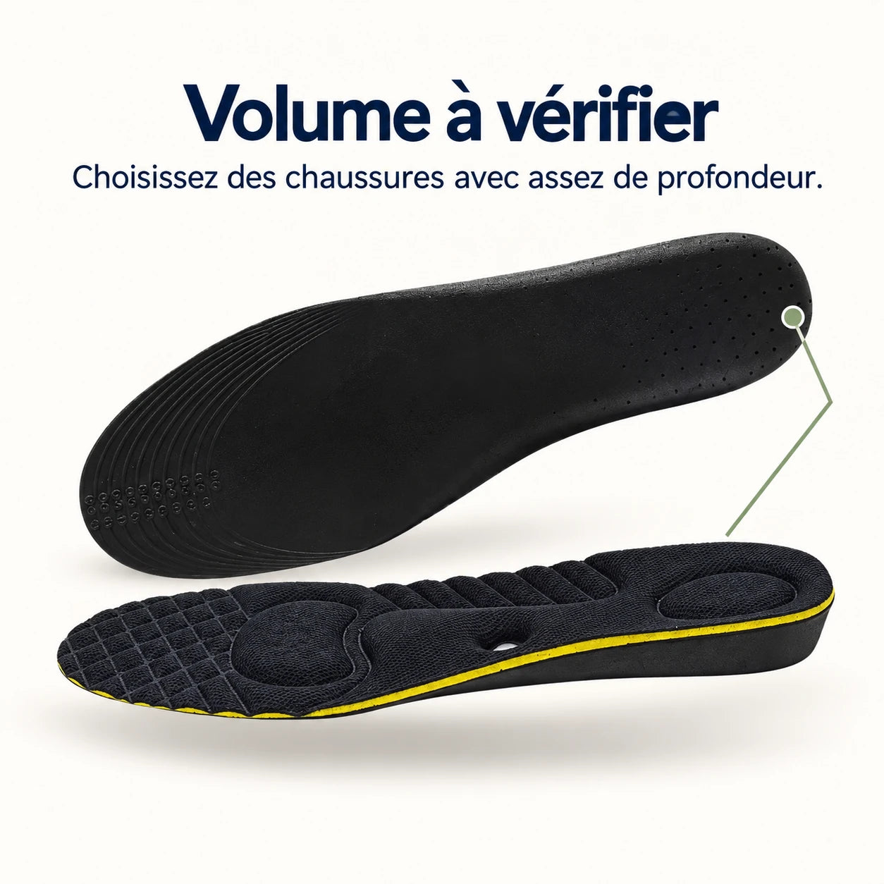 Semelles Gain de Taille Invisibles - Confort Quotidien — vue 4