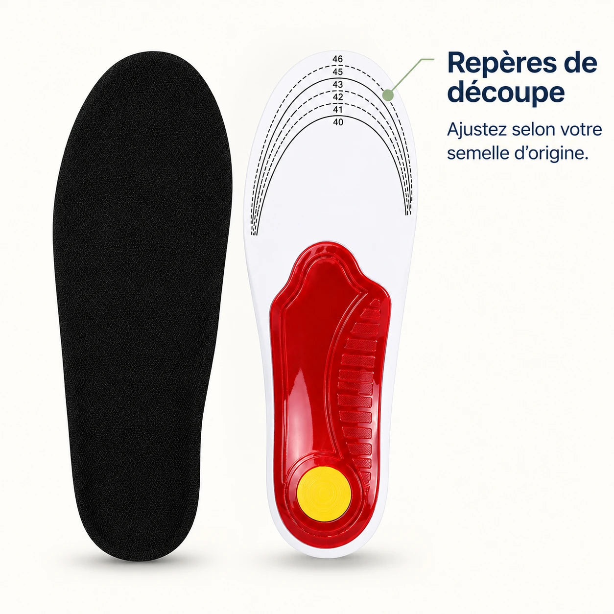 Semelles Orthopédiques Soutien Arche Optimal — vue 3