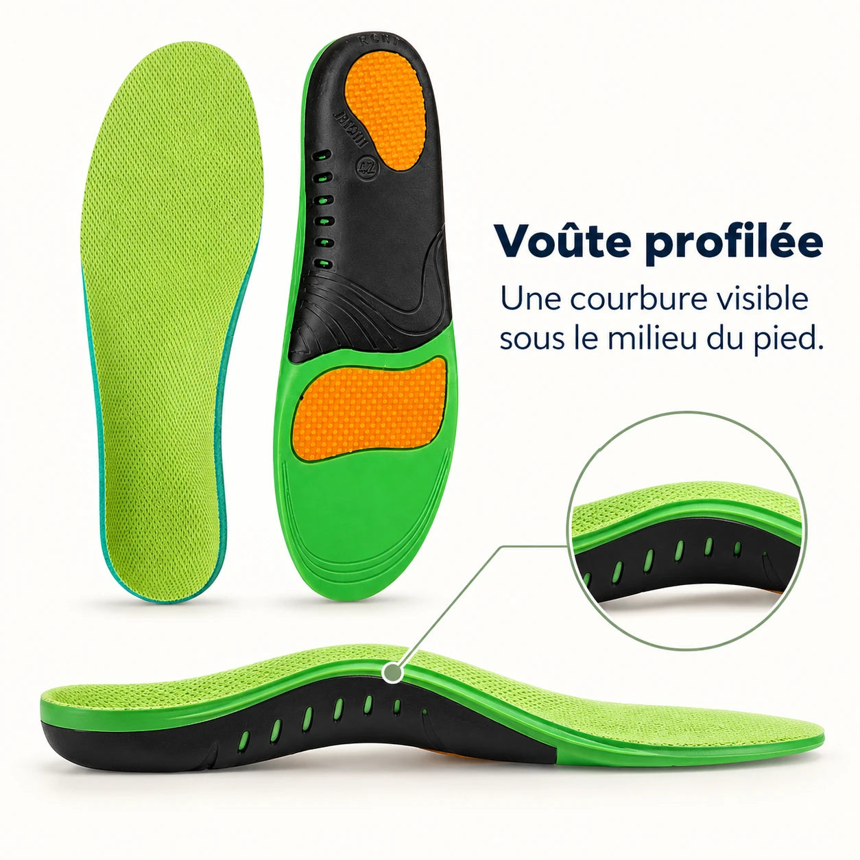Semelles Orthopédiques Soulagement Pieds — vue 3